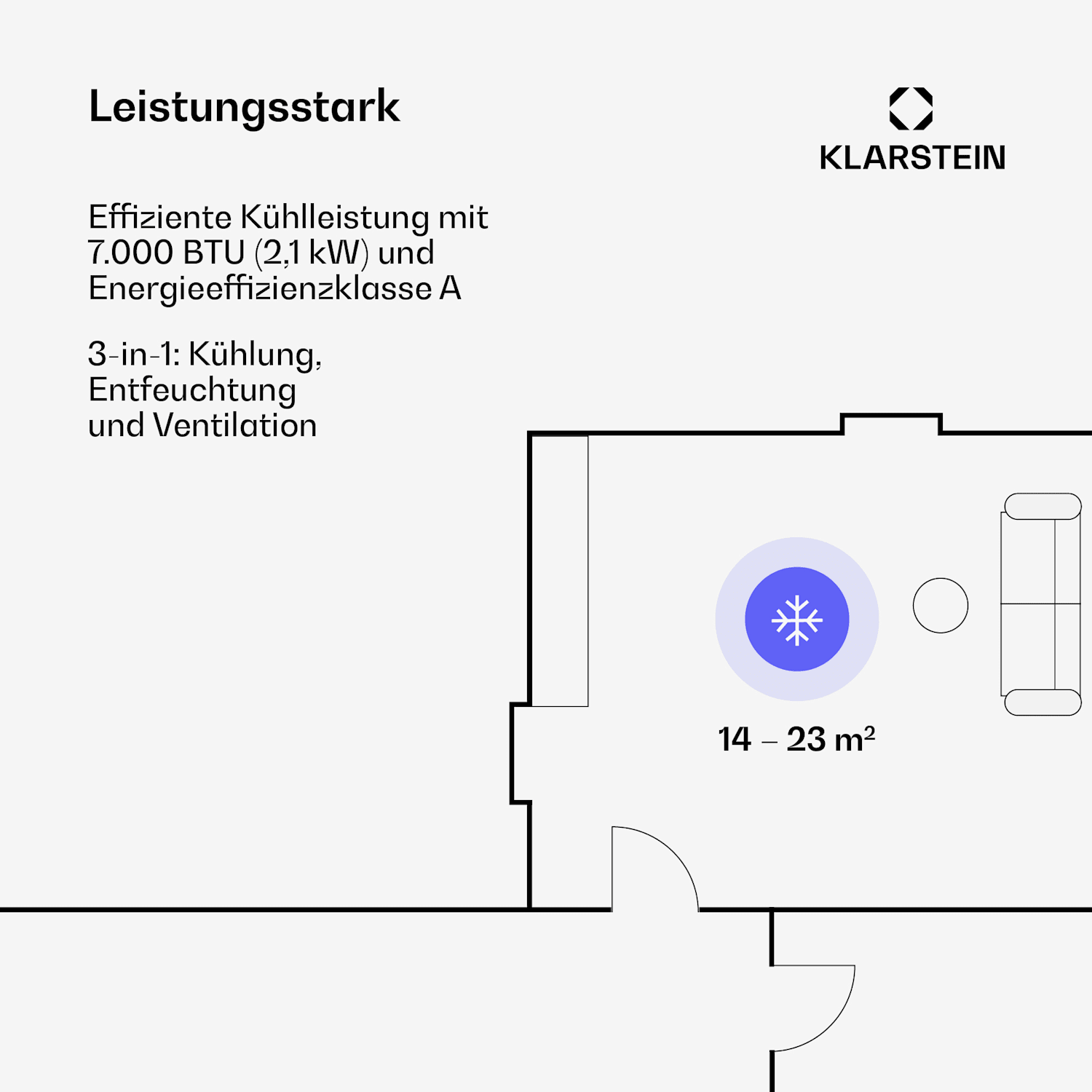 Klarstein Pure Blizzard Produktdetail