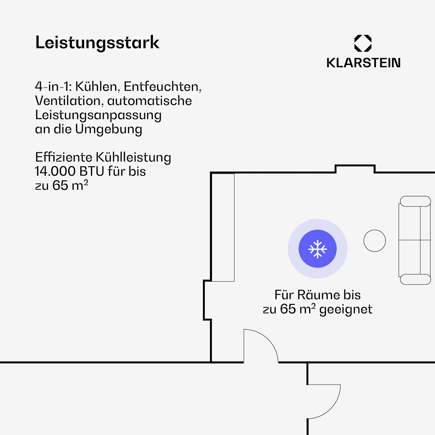 Klarstein AireLux Produktdetail